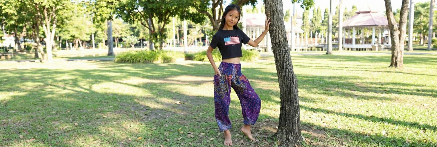 Kid's Boho Pants - Lannaclothesdesign Shop