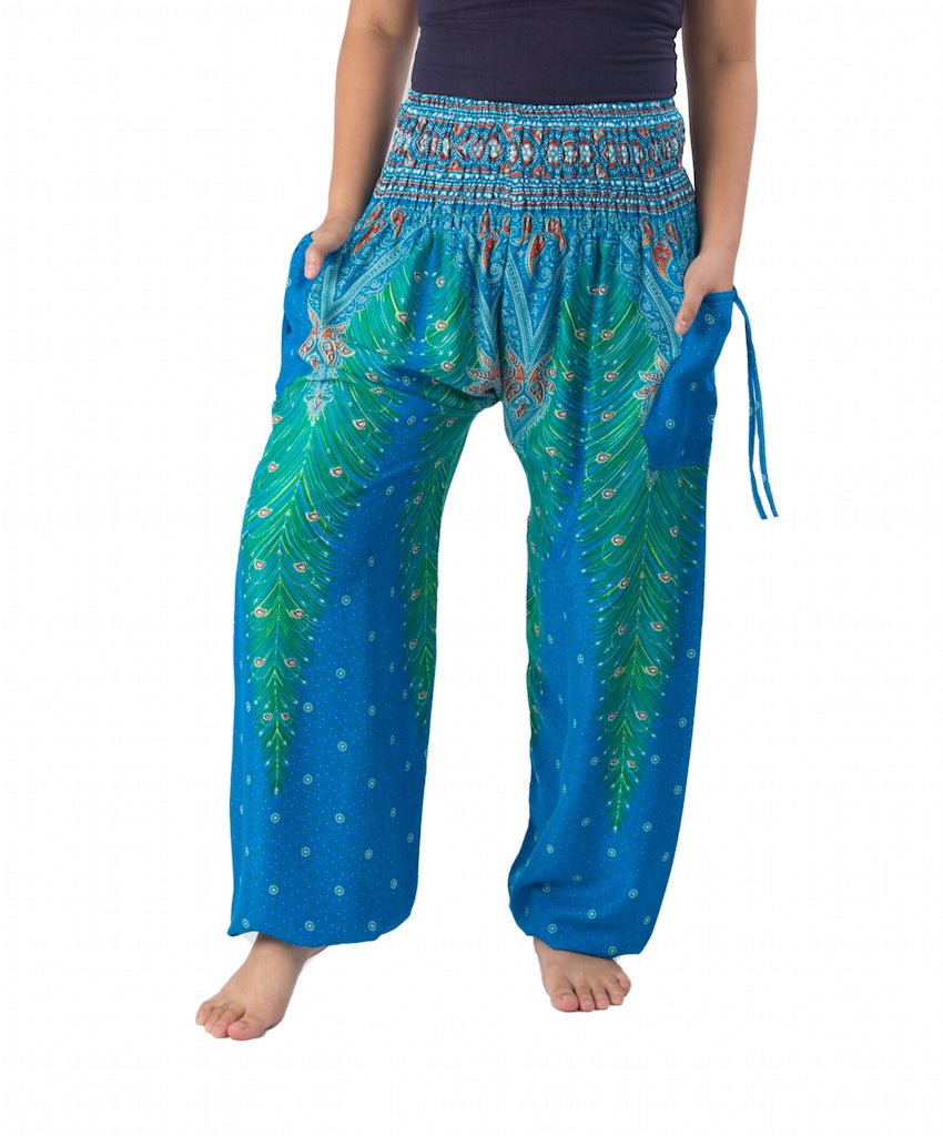 Peacock Harem Pants - Lannaclothesdesign Shop