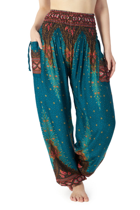 Boho Peacock Pants