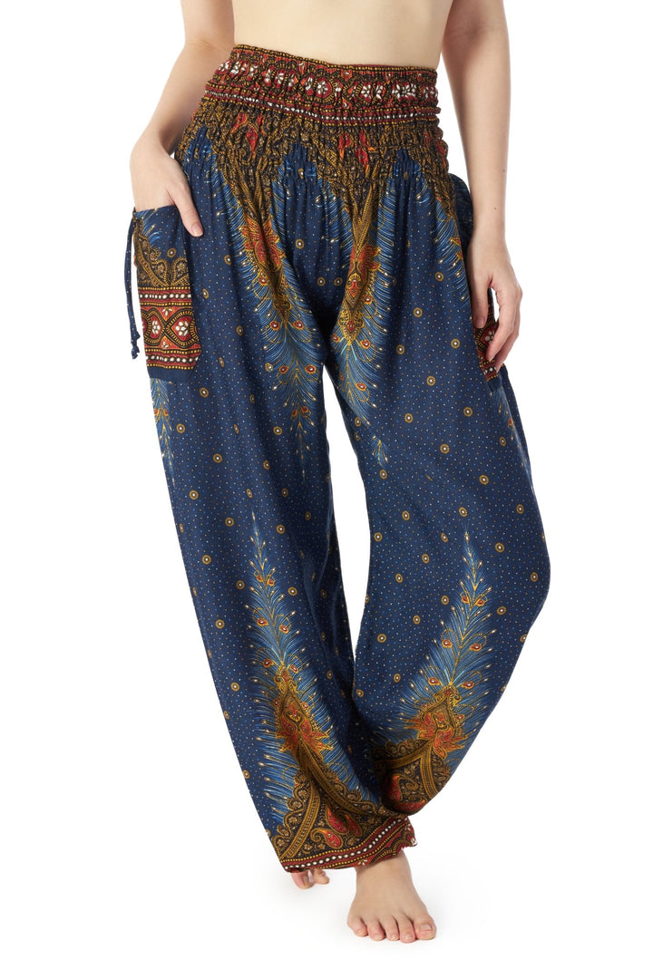 Boho Peacock Pants - Lannaclothesdesign Shop