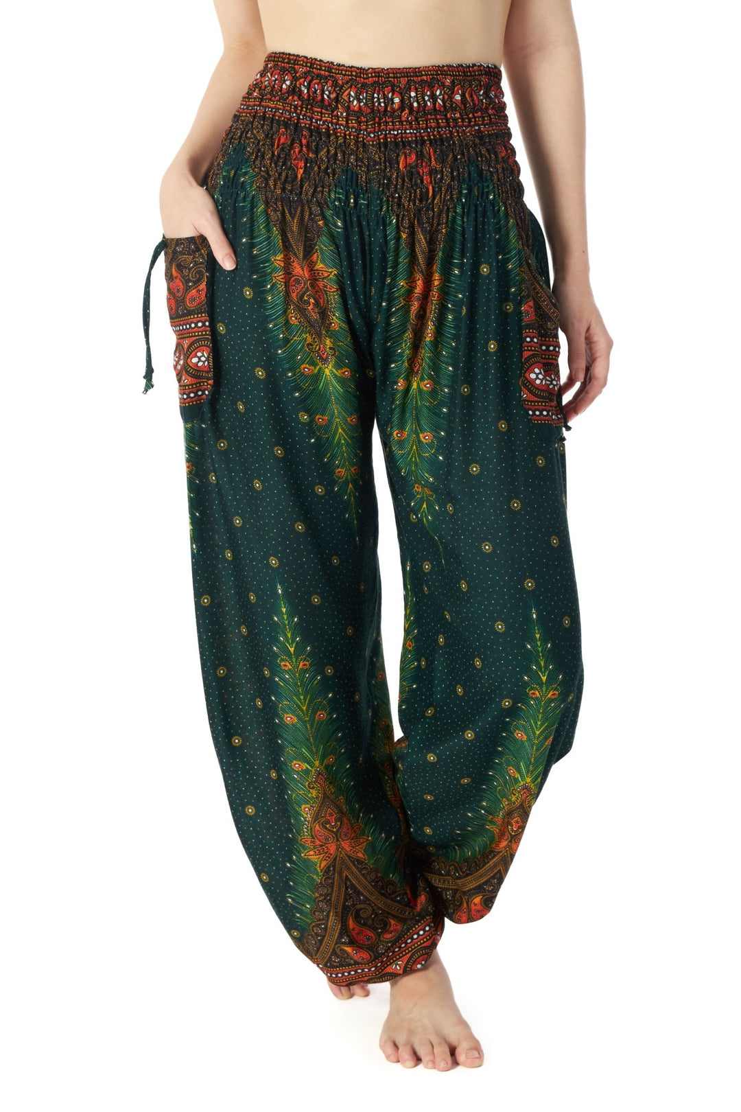 Boho Peacock Pants - Lannaclothesdesign Shop