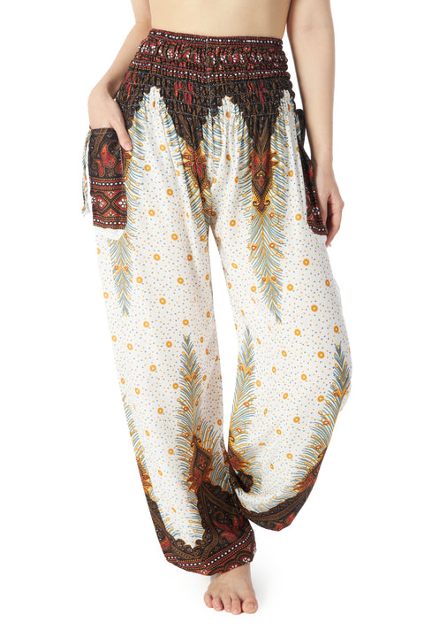 Boho Peacock Pants