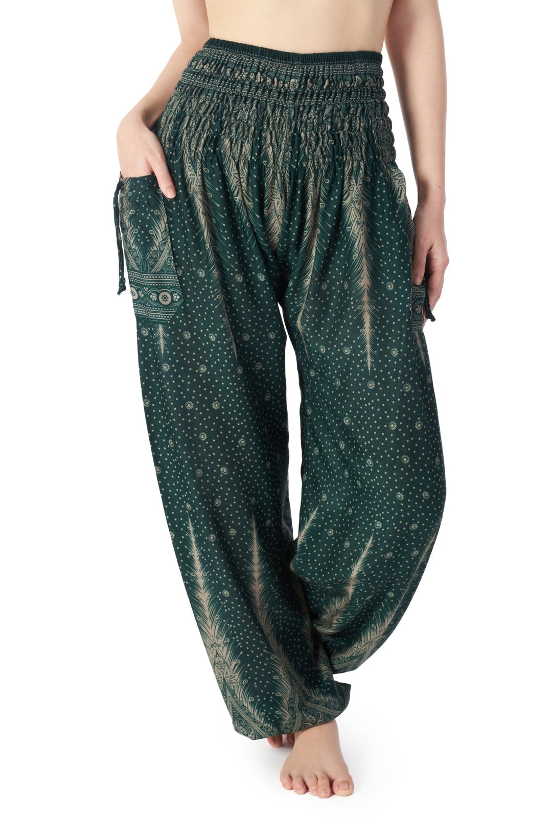 Peacock Harem Pants - Lannaclothesdesign Shop