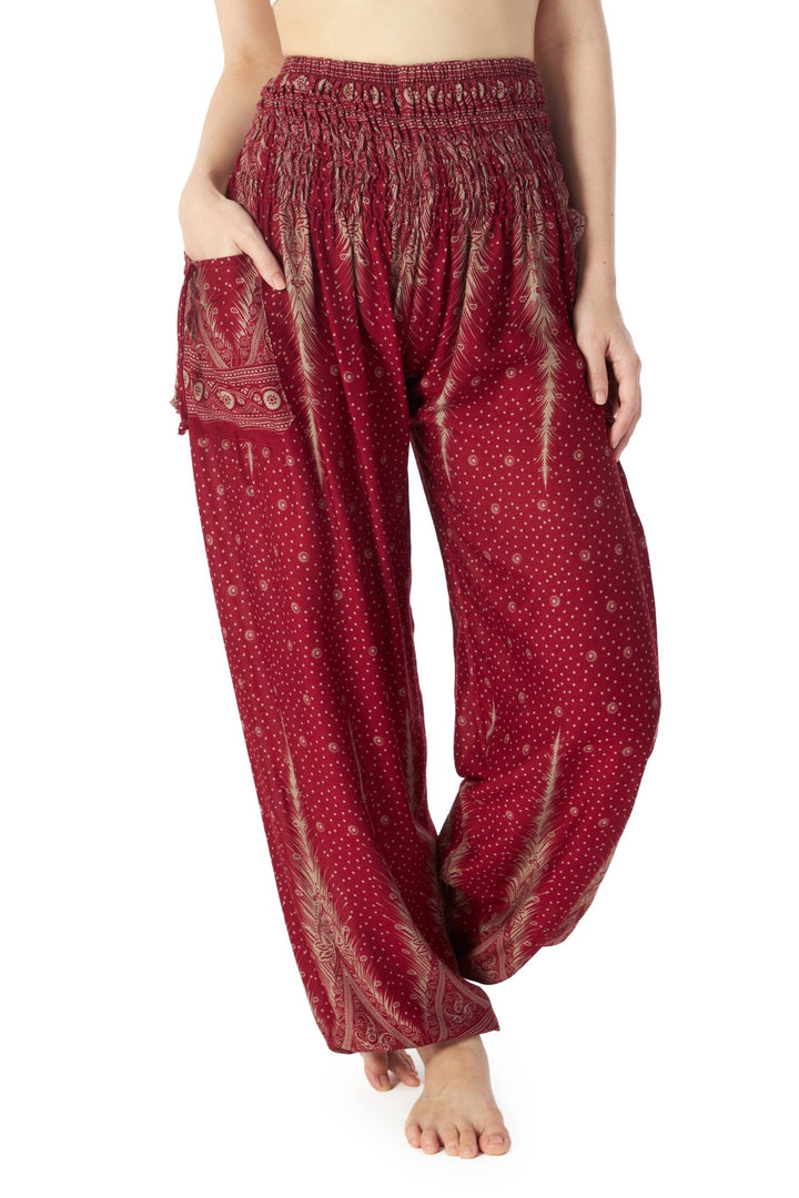 Peacock Harem Pants - Lannaclothesdesign Shop