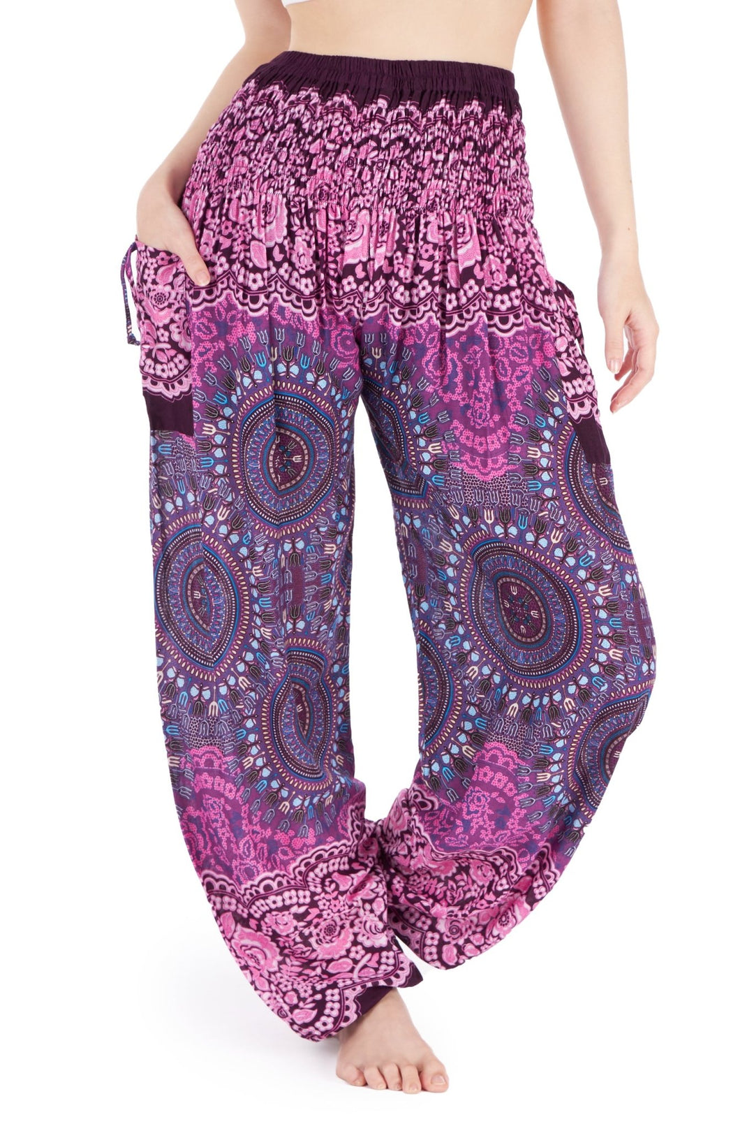 Mandala Harem Trousers - Lannaclothesdesign Shop