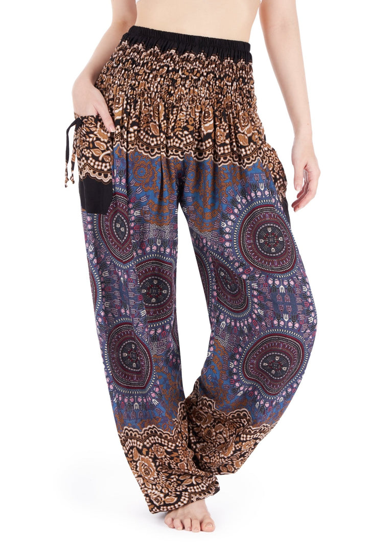 Mandala Harem Trousers - Lannaclothesdesign Shop