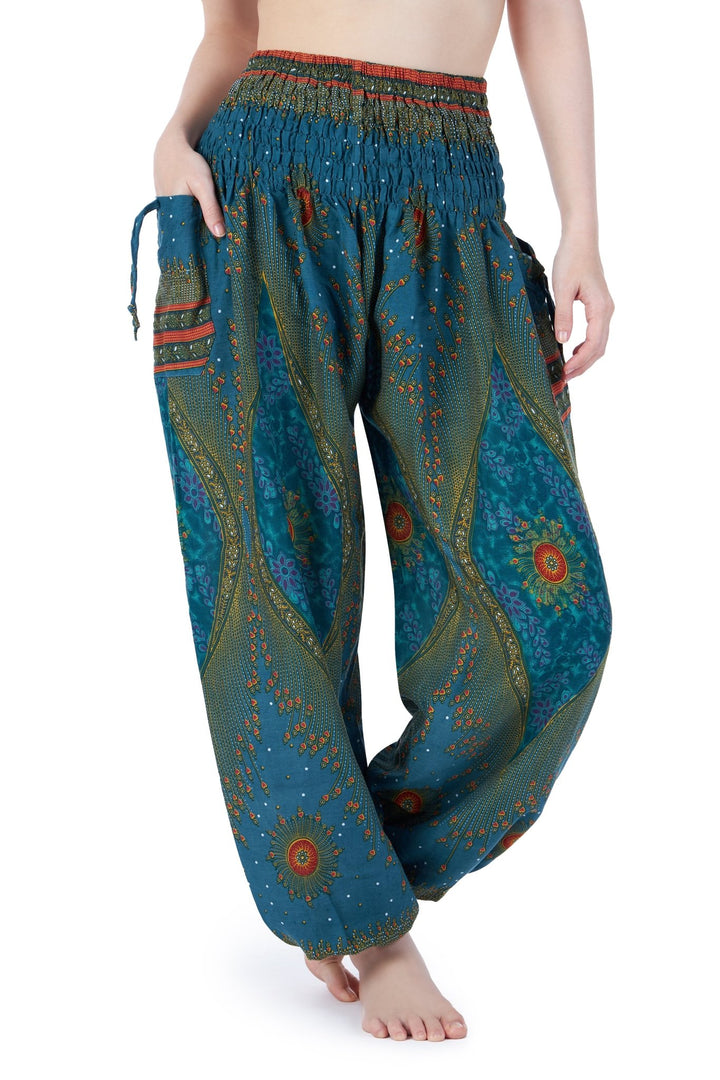 Floral Harem Pants - Lannaclothesdesign Shop