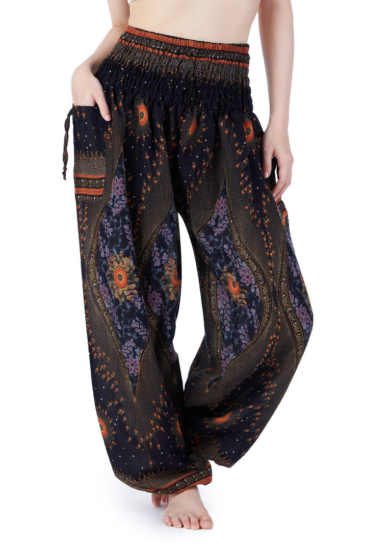 Floral Harem Pants - Lannaclothesdesign Shop