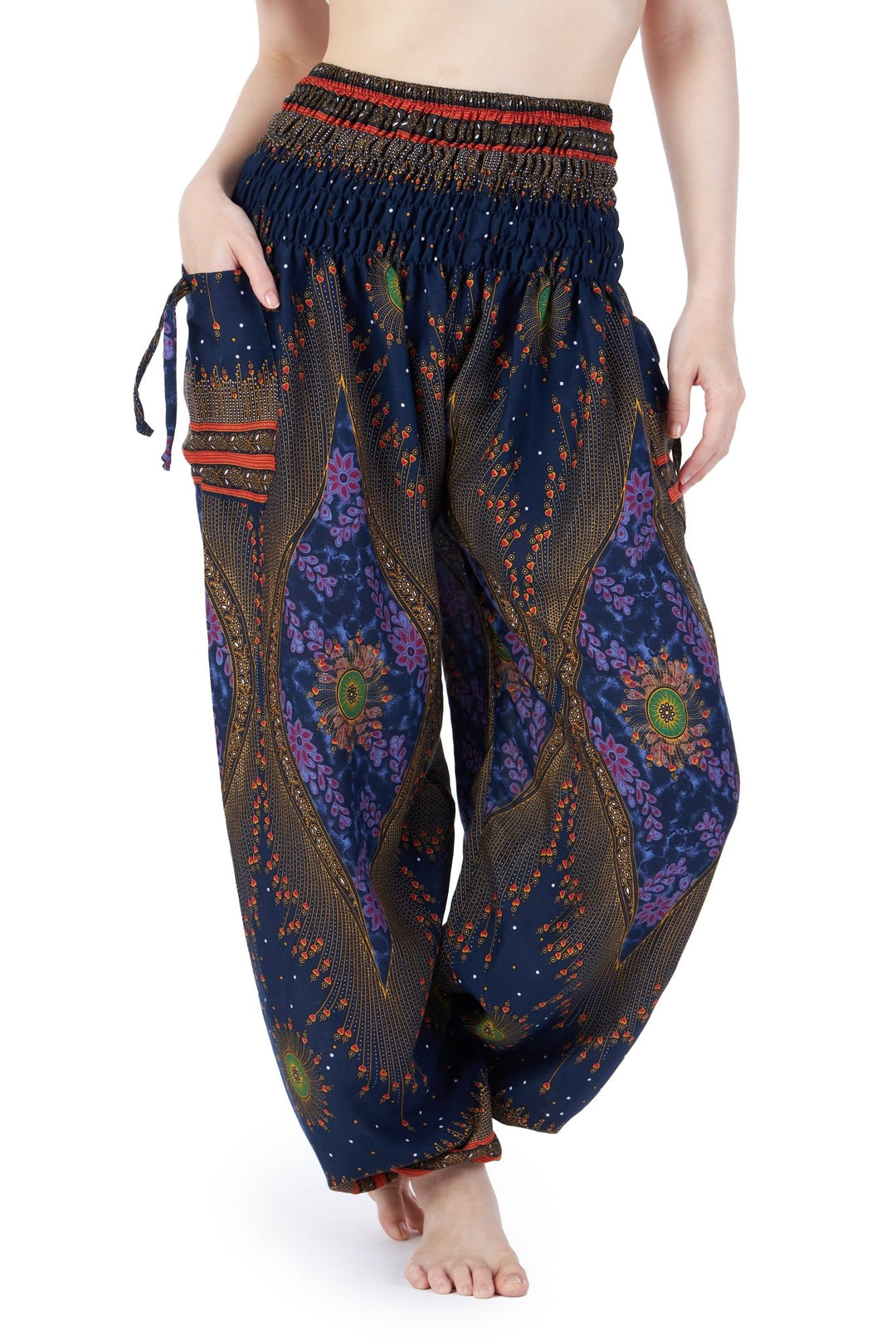 Floral Harem Pants - Lannaclothesdesign Shop