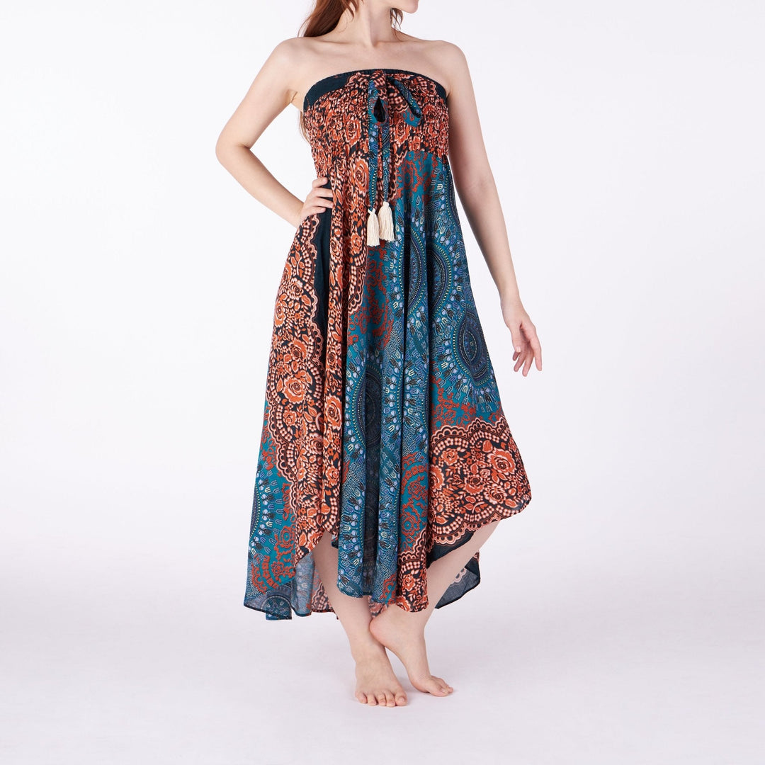 LONG MANDALA MAXI SKIRT - Lannaclothesdesign Shop