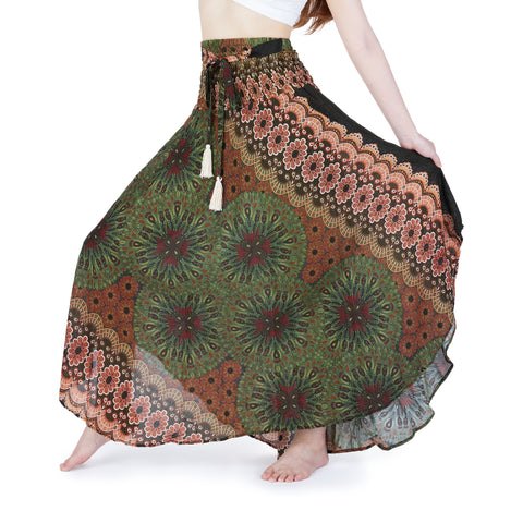 Flower Mandala Boho Skirts