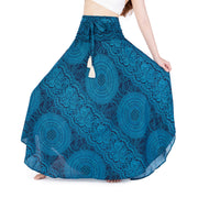 Double Rose Long Boho Skirts