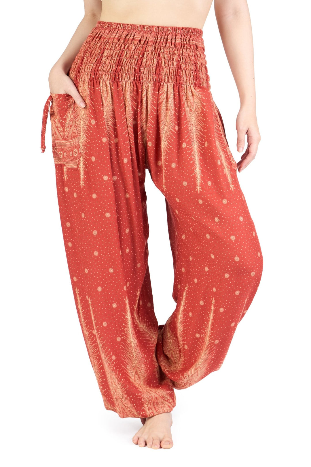 Peacock Harem Pants - Lannaclothesdesign Shop