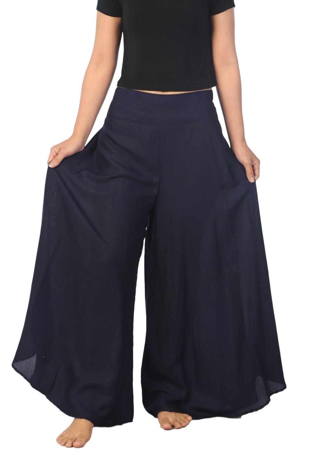 Plain Colors Wide Leg Palazzo Pants - Lannaclothesdesign Shop
