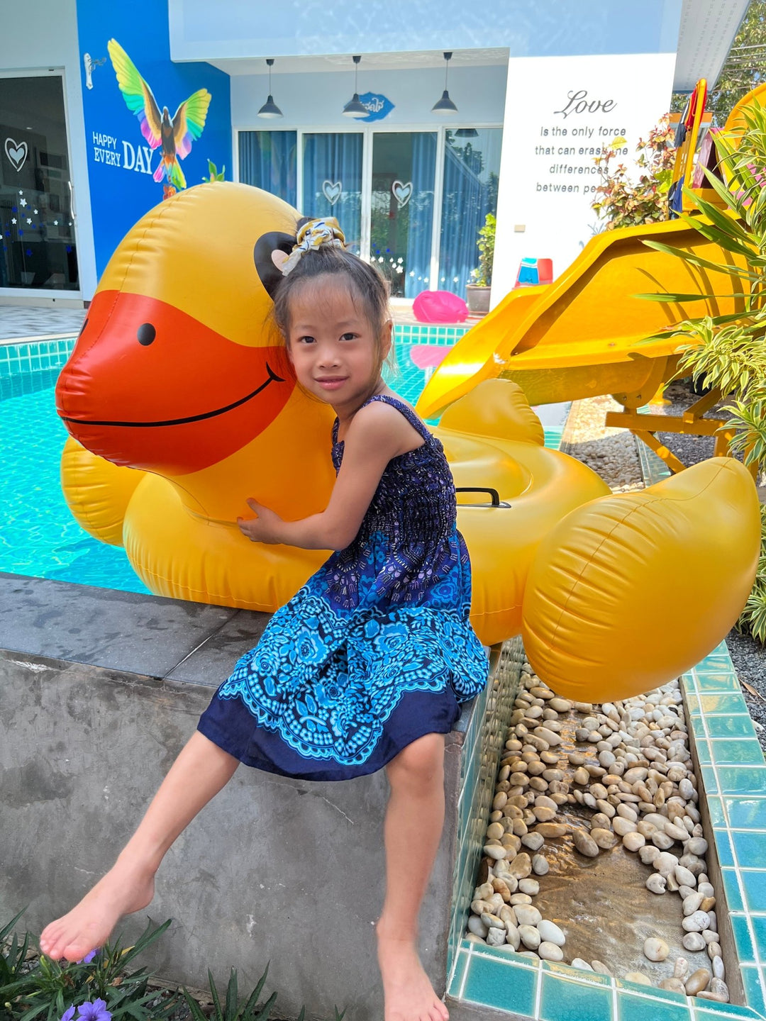 Rose Circle Kids Summer Dress - Lannaclothesdesign Shop