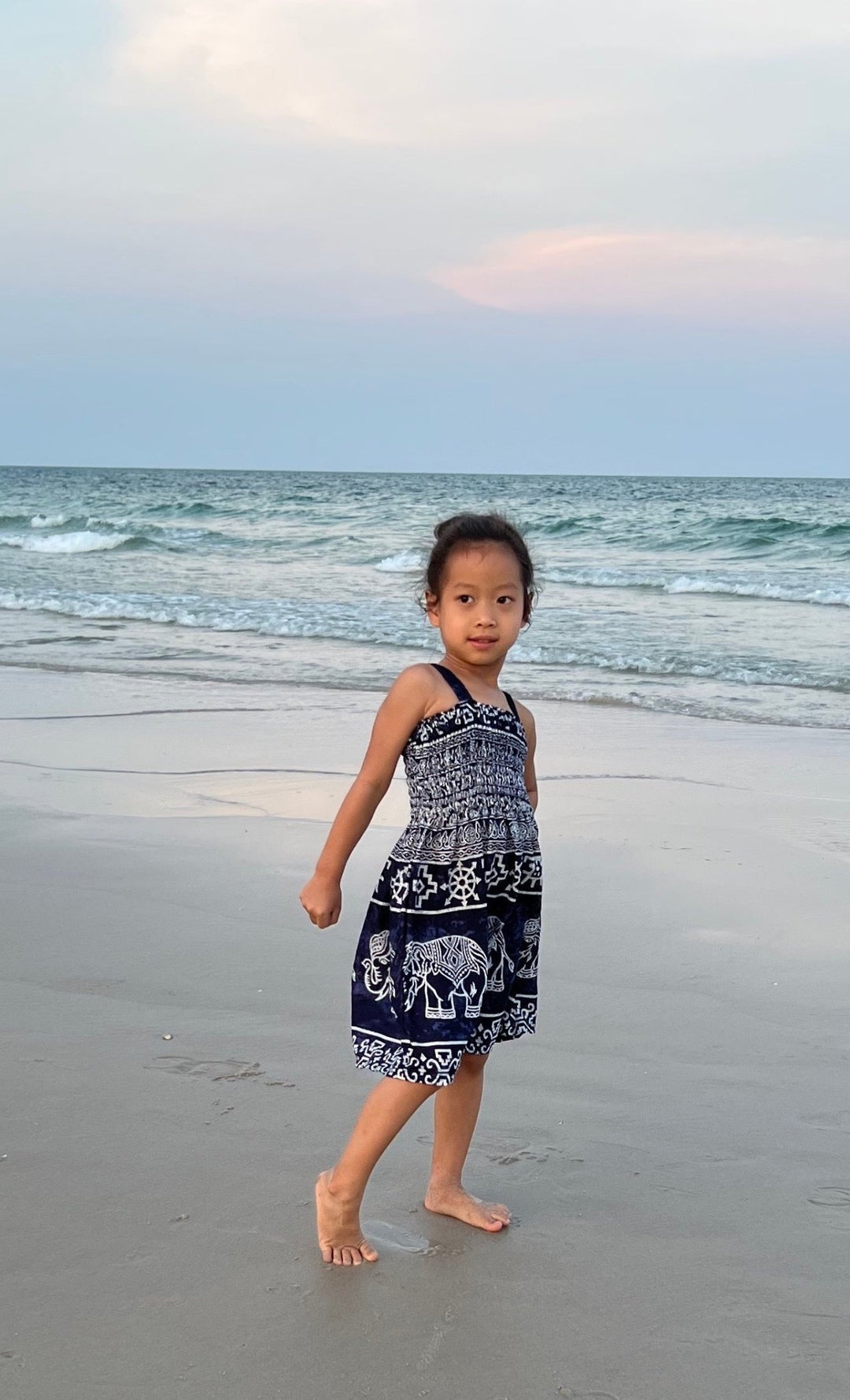 Big Elephant Kids Summer Dress - Lannaclothesdesign Shop