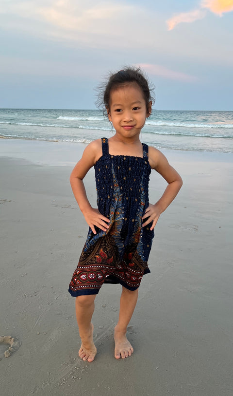 Peacock Kids Summer Dress