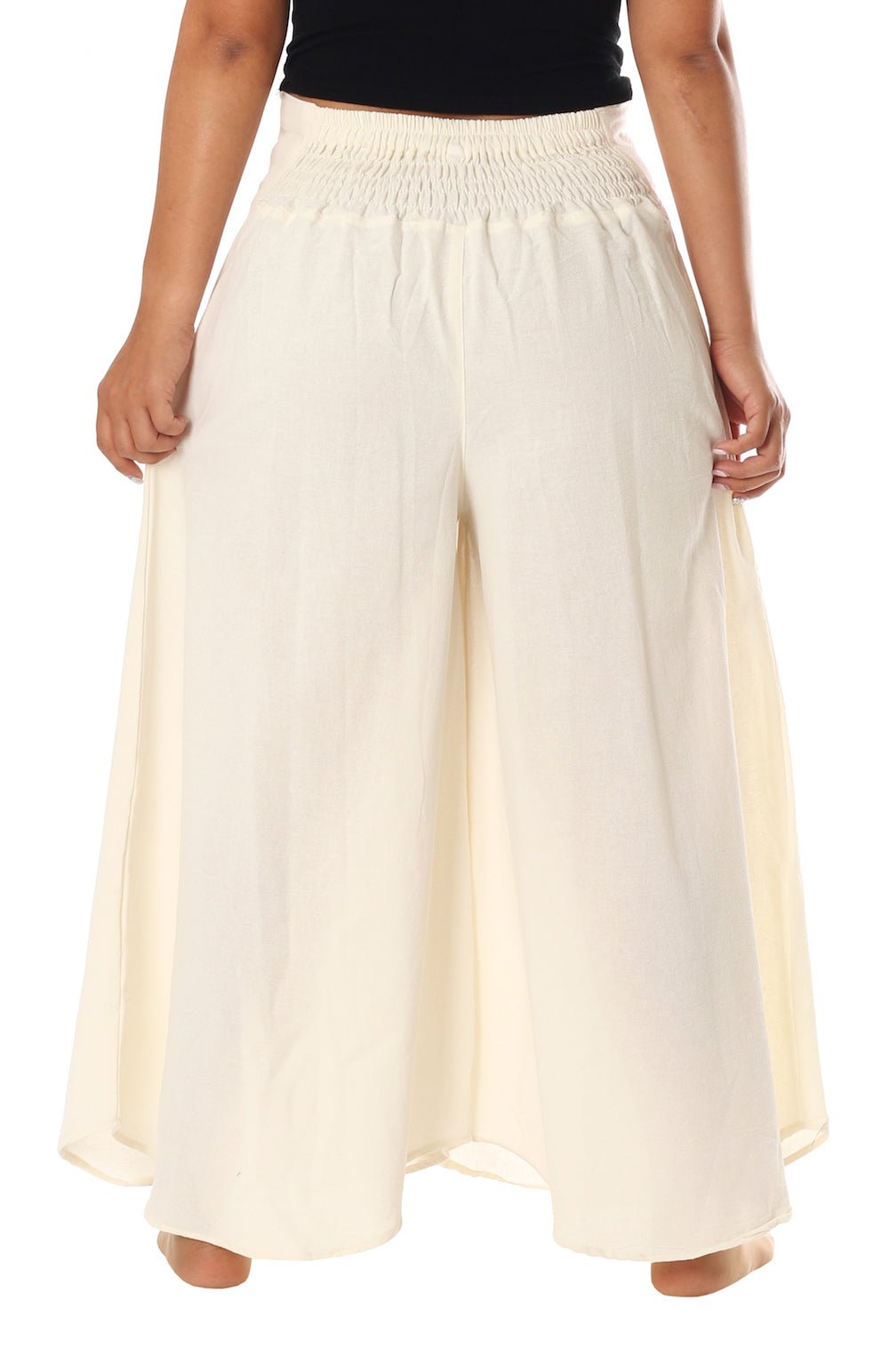 Cotton Palazzo Pants - Lannaclothesdesign Shop