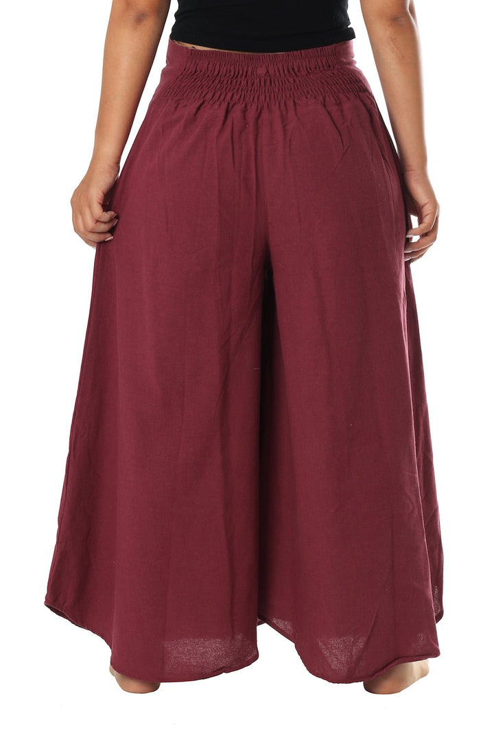 Cotton Palazzo Pants - Lannaclothesdesign Shop