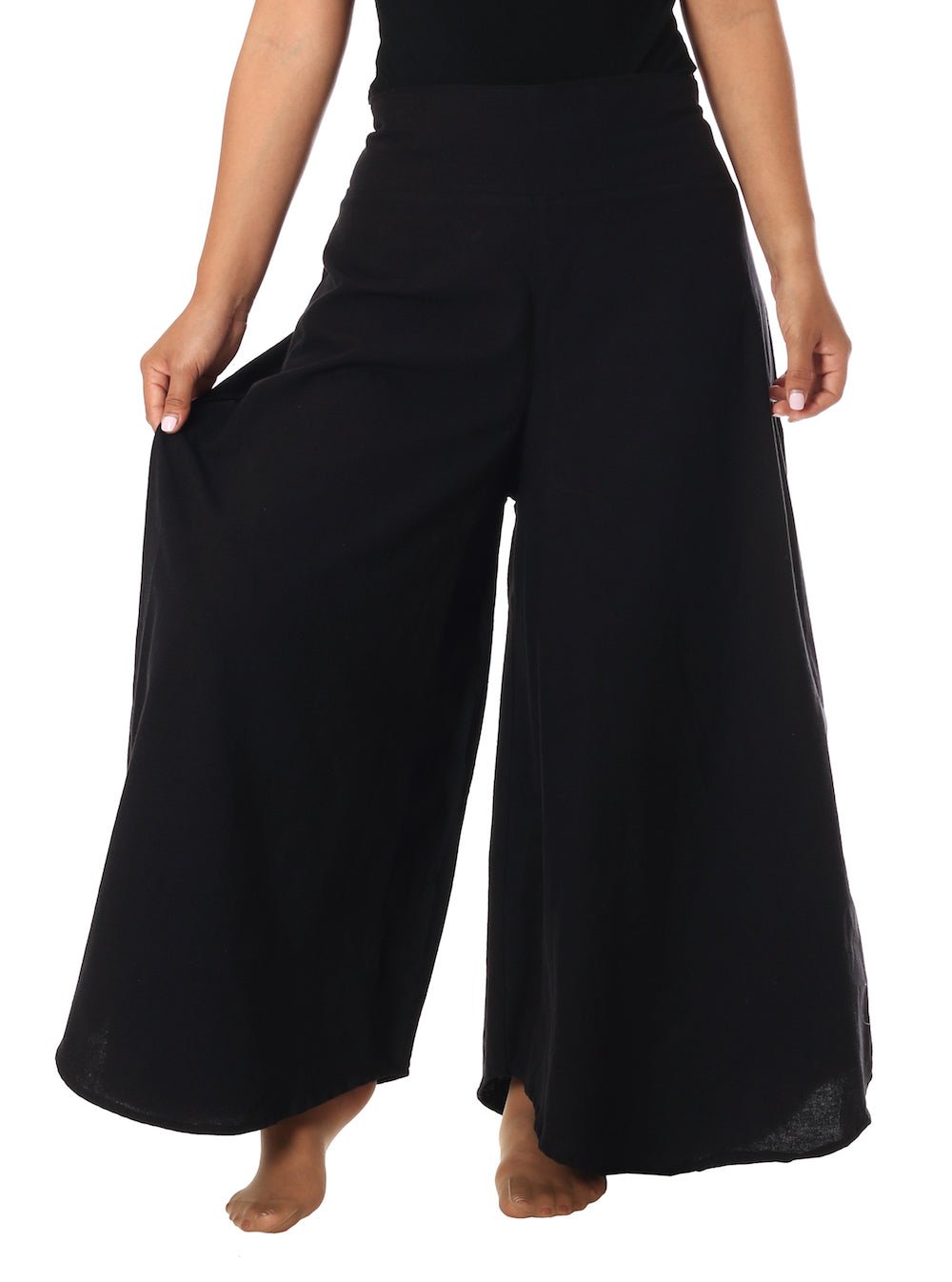 Cotton Palazzo Pants - Lannaclothesdesign Shop
