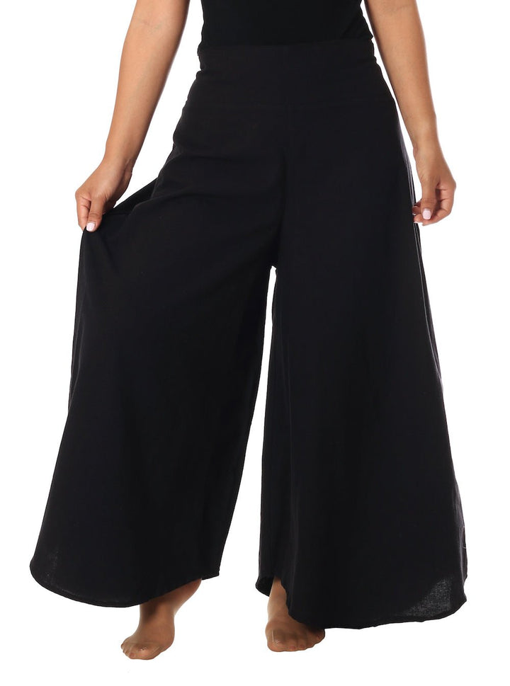 Cotton Palazzo Pants - Lannaclothesdesign Shop
