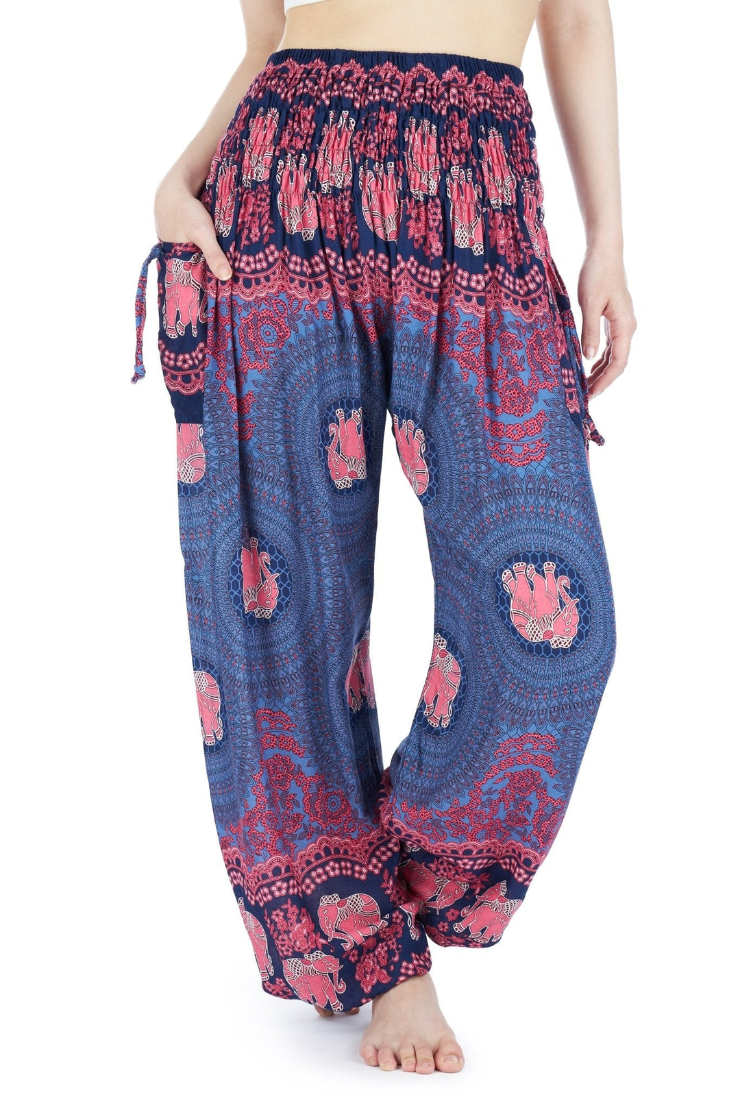 Elephant Rose Harem pants - Lannaclothesdesign Shop