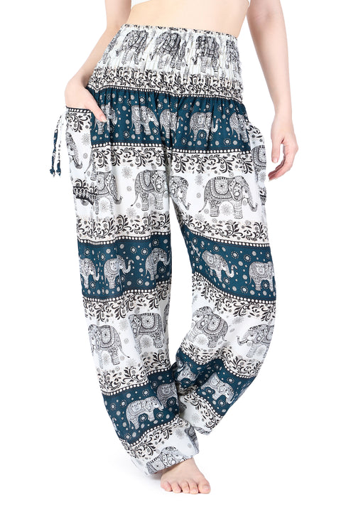 Elephant Forest Harem Pants