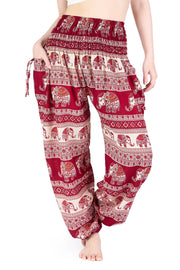 Geometry Elephant Harem Pants