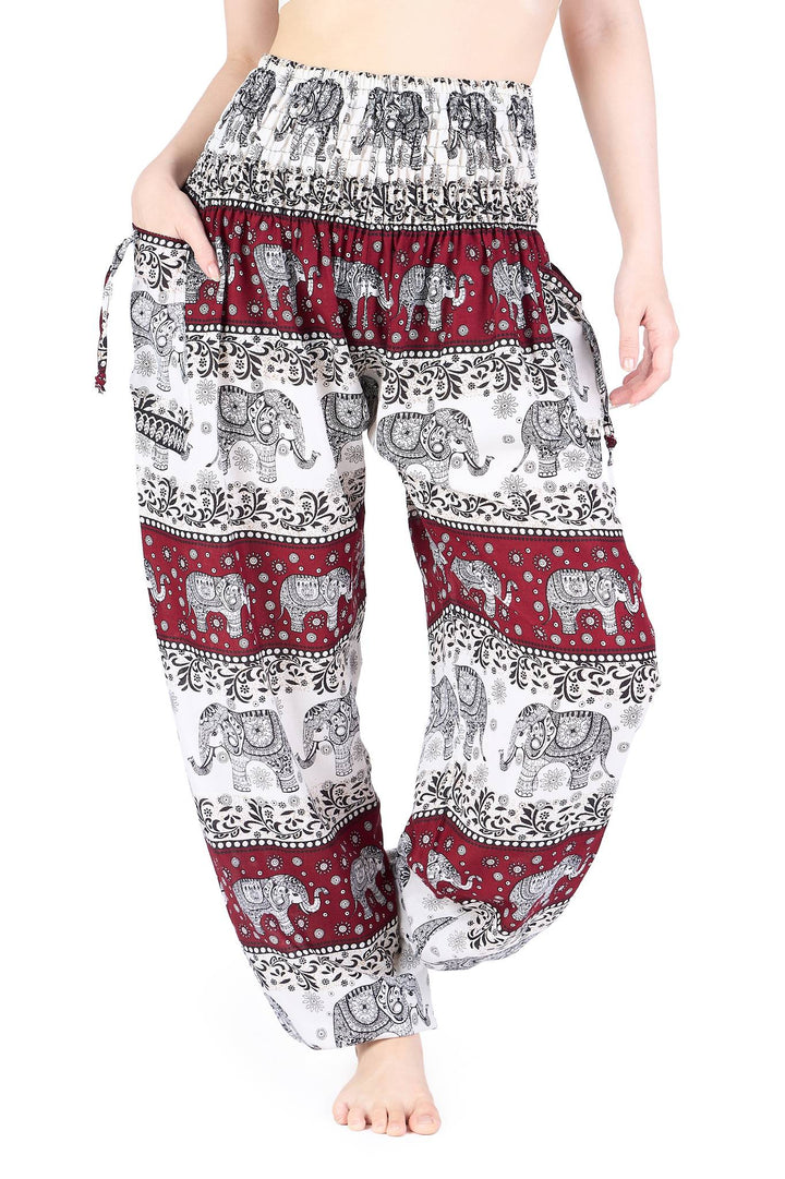 Elephant Forest Harem Pants - Lannaclothesdesign Shop