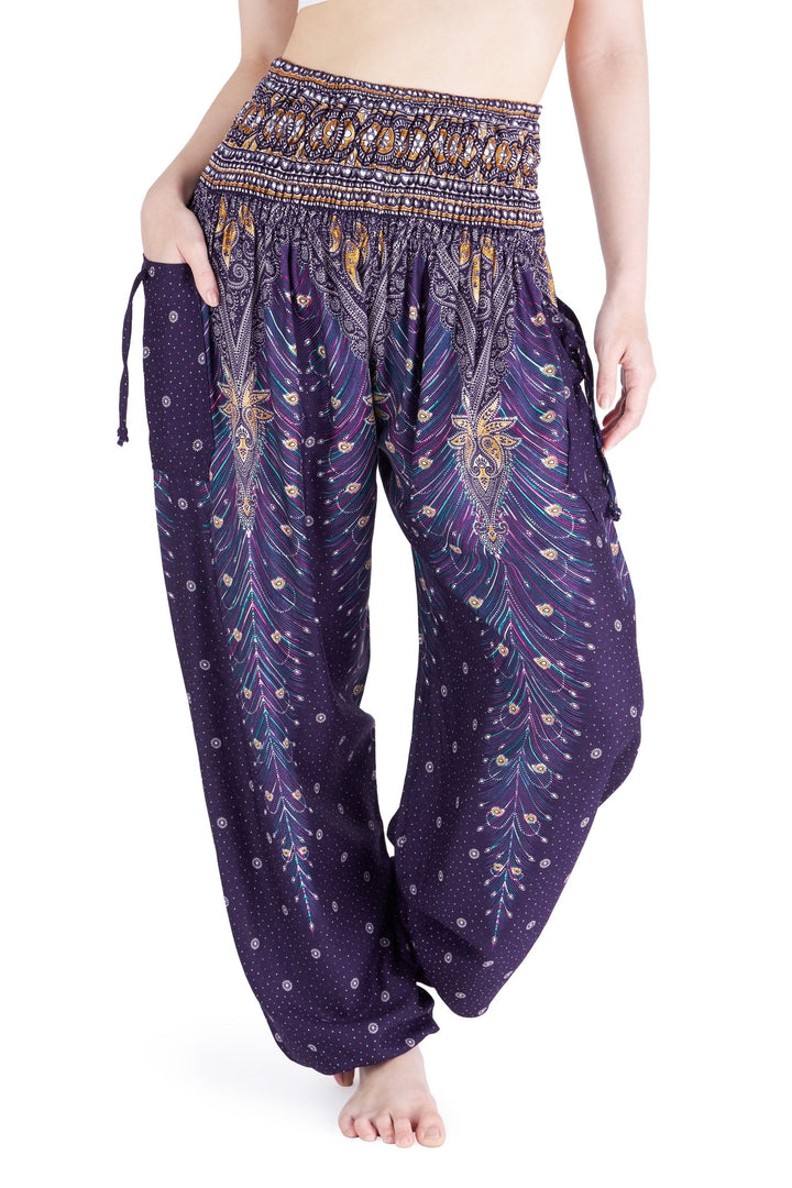 Peacock Harem Pants - Lannaclothesdesign Shop