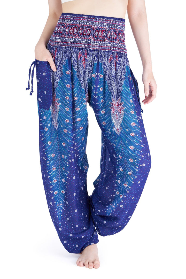 Peacock Harem Pants - Lannaclothesdesign Shop