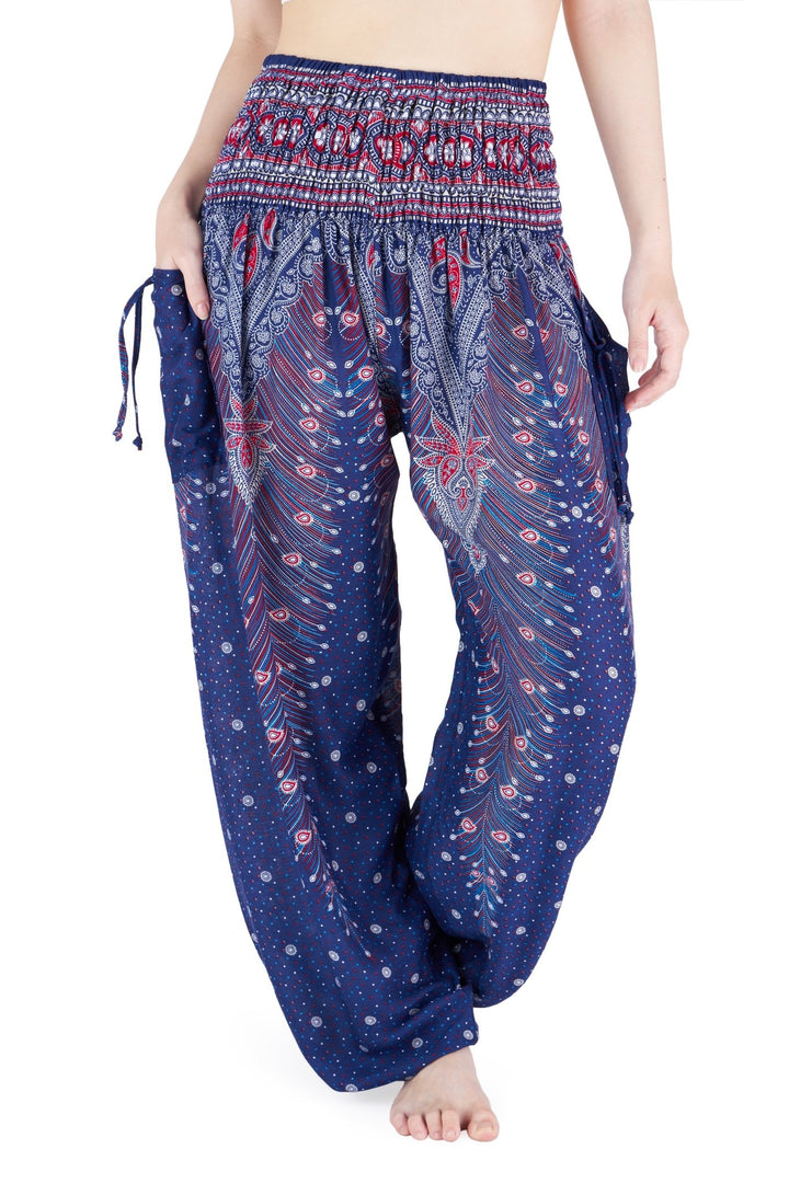 Peacock Harem Pants - Lannaclothesdesign Shop