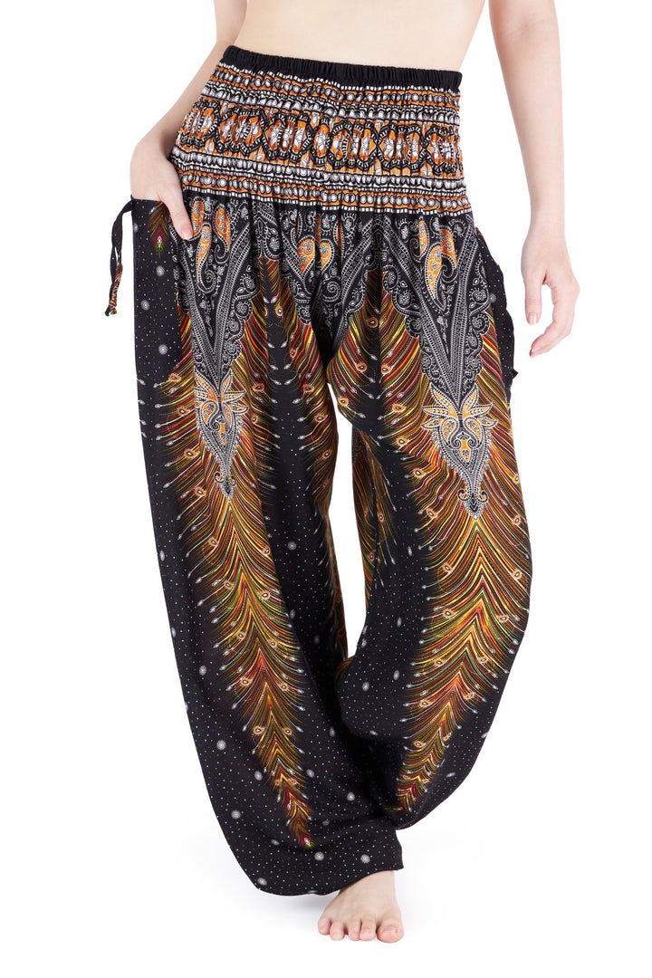 Peacock Harem Pants - Lannaclothesdesign Shop