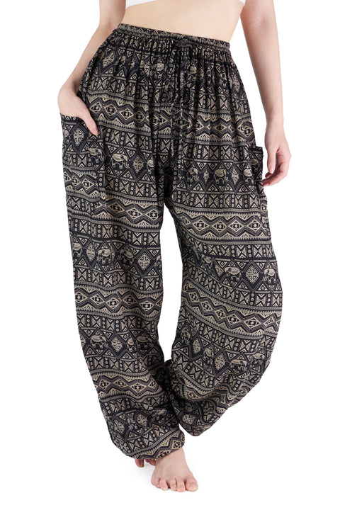 Small Line Elephant Harem Pants