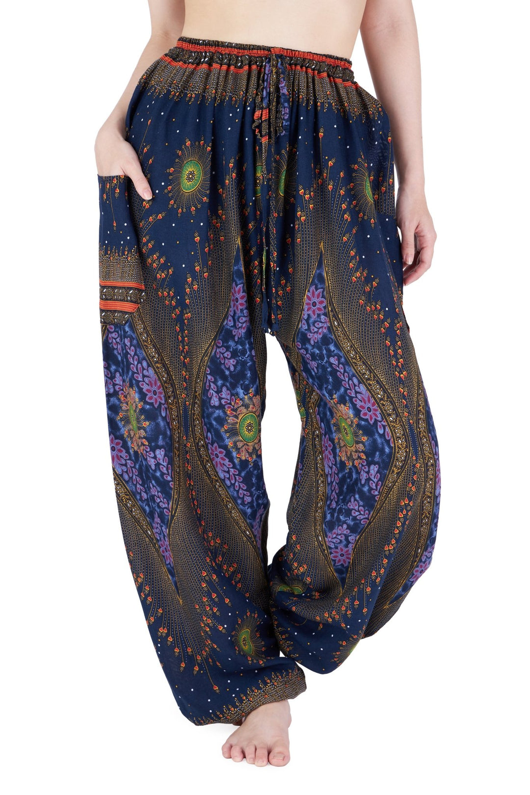 Flowy Drawstring Pants - Lannaclothesdesign Shop