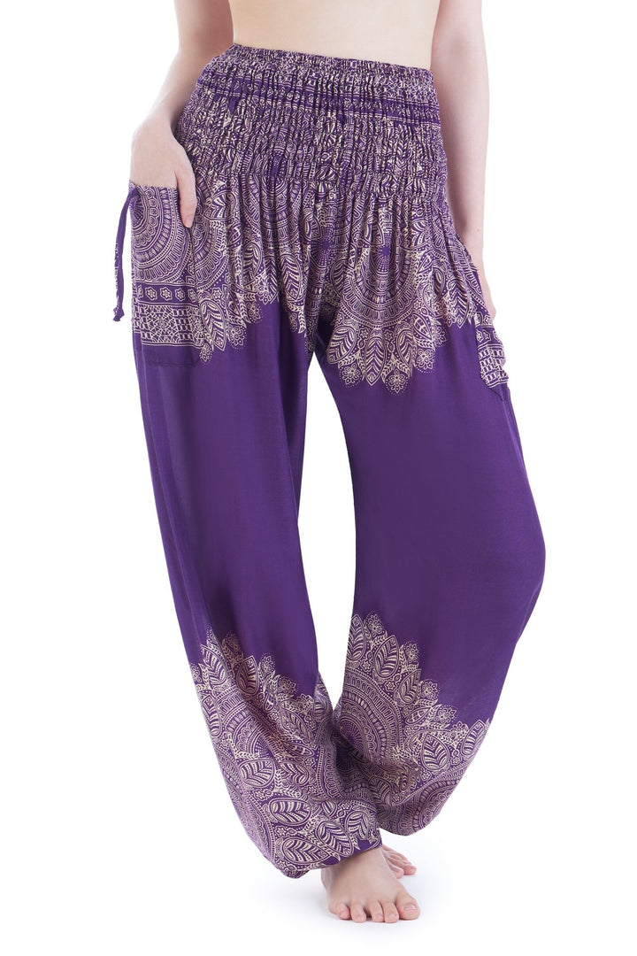 Plain Mandala Harem Pants - Lannaclothesdesign Shop