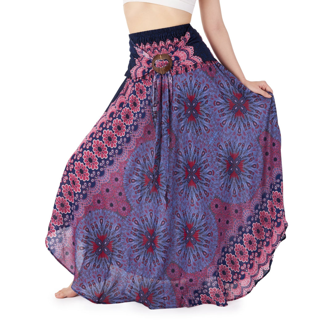 Flower Mandala Coconut Skirts - Lannaclothesdesign Shop
