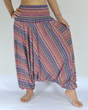 Red Boho Harem Pants