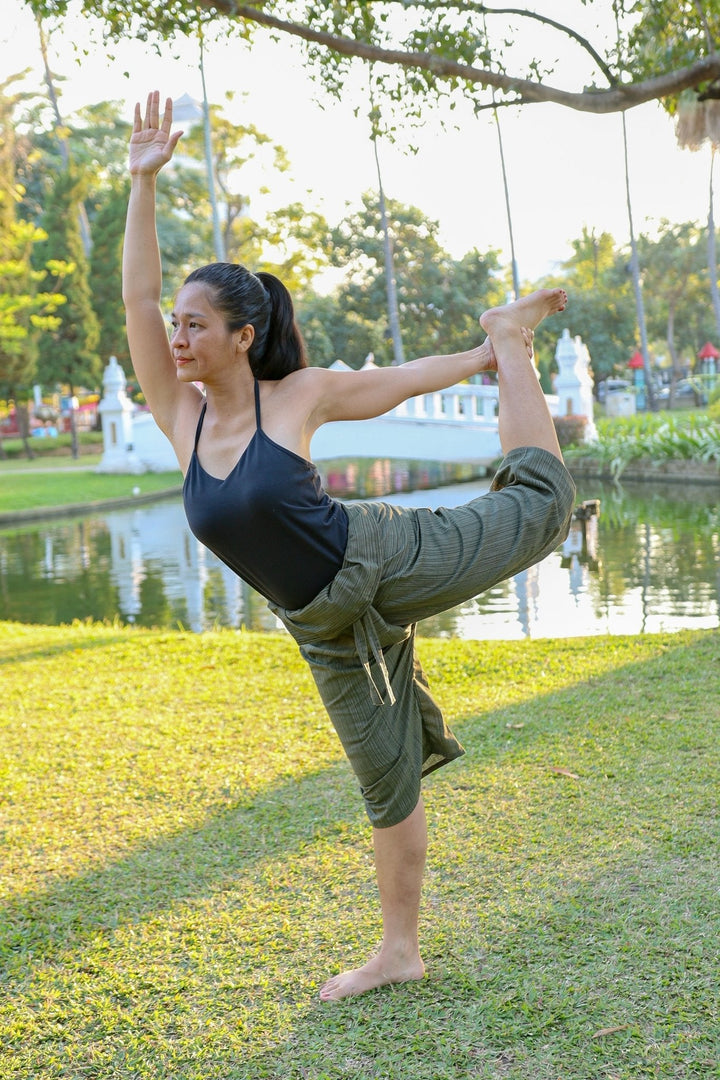 Women Yoga Pants Thai Fisherman Style Trousers - Lannaclothesdesign Shop
