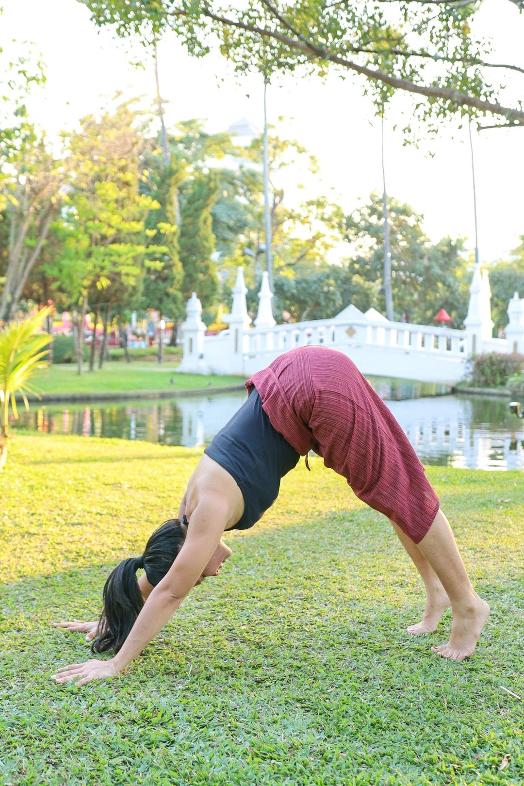 Women Yoga Pants Thai Fisherman Style Trousers - Lannaclothesdesign Shop