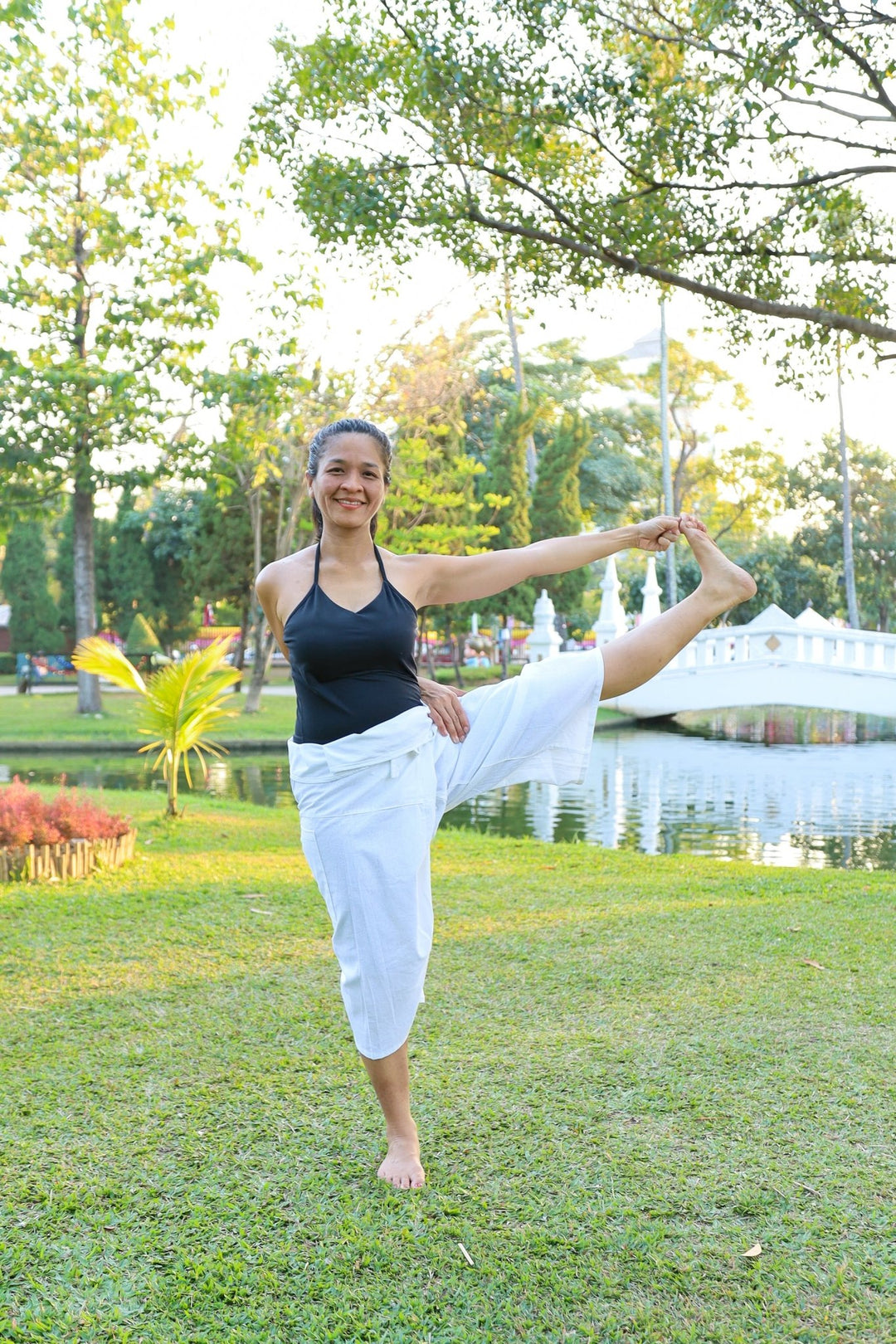 Fisherman Pants Cotton Fabric - Lannaclothesdesign Shop