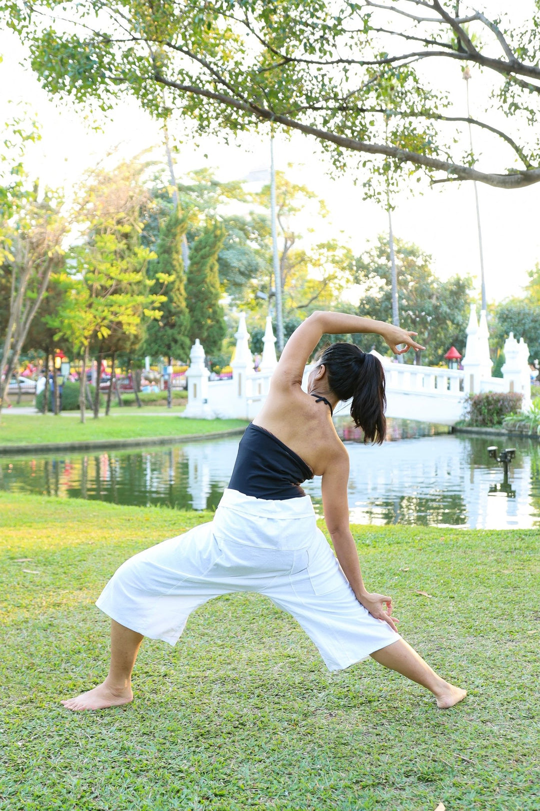 Fisherman Pants Cotton Fabric - Lannaclothesdesign Shop