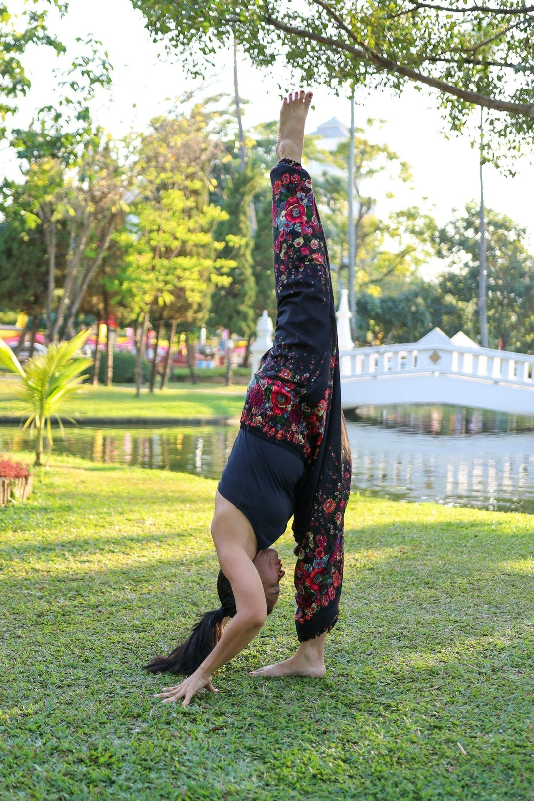Floral Harem Pants - Lannaclothesdesign Shop