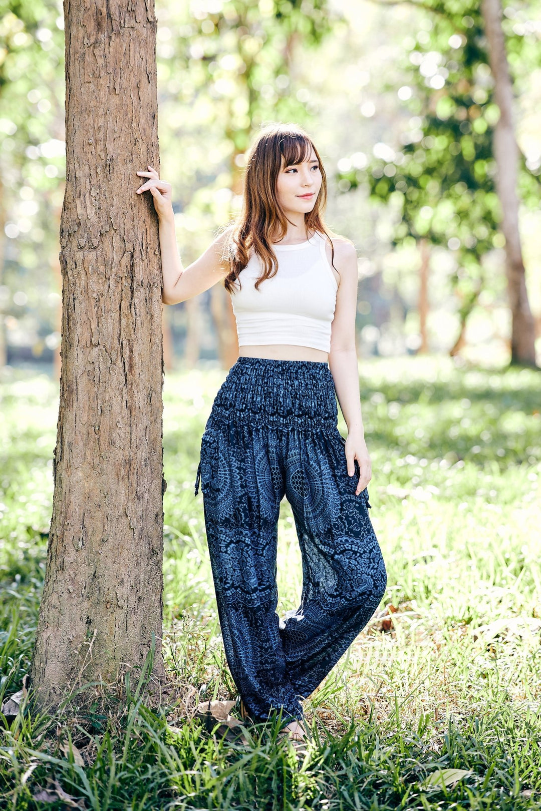 Flower Harem Pants - Lannaclothesdesign Shop