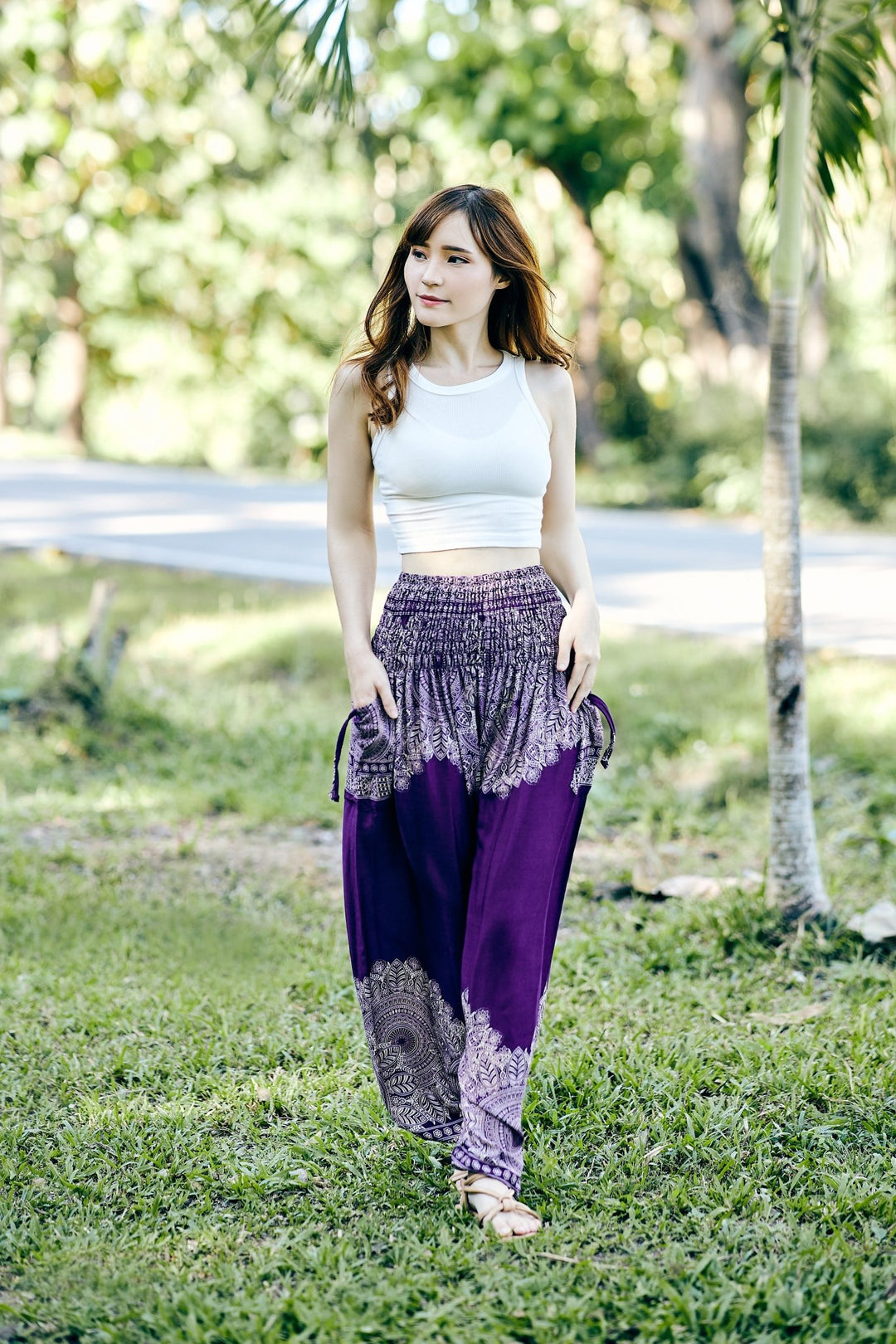 Plain Mandala Harem Pants - Lannaclothesdesign Shop