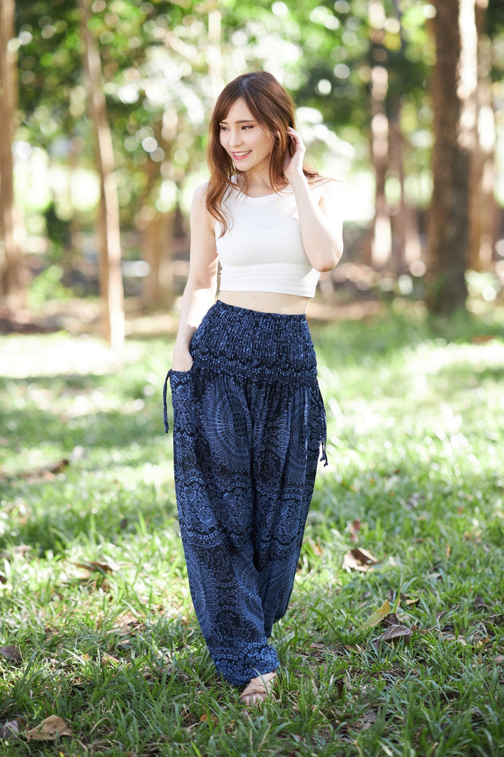 Flower Harem Pants - Lannaclothesdesign Shop