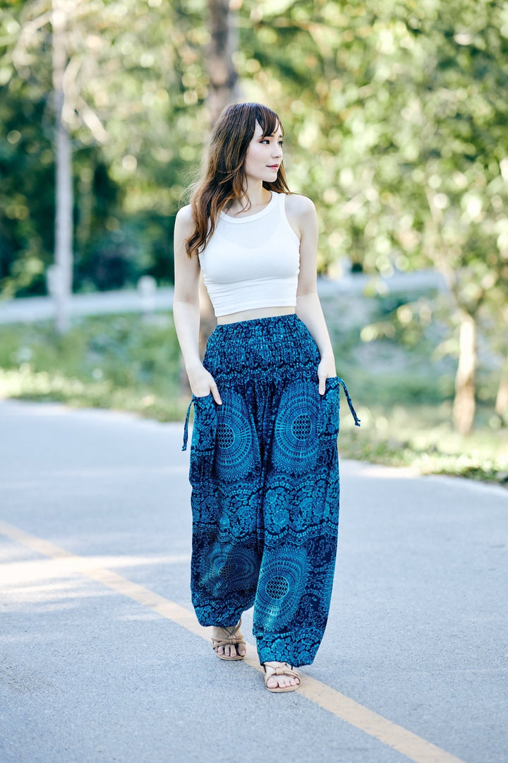 Flower Harem Pants - Lannaclothesdesign Shop