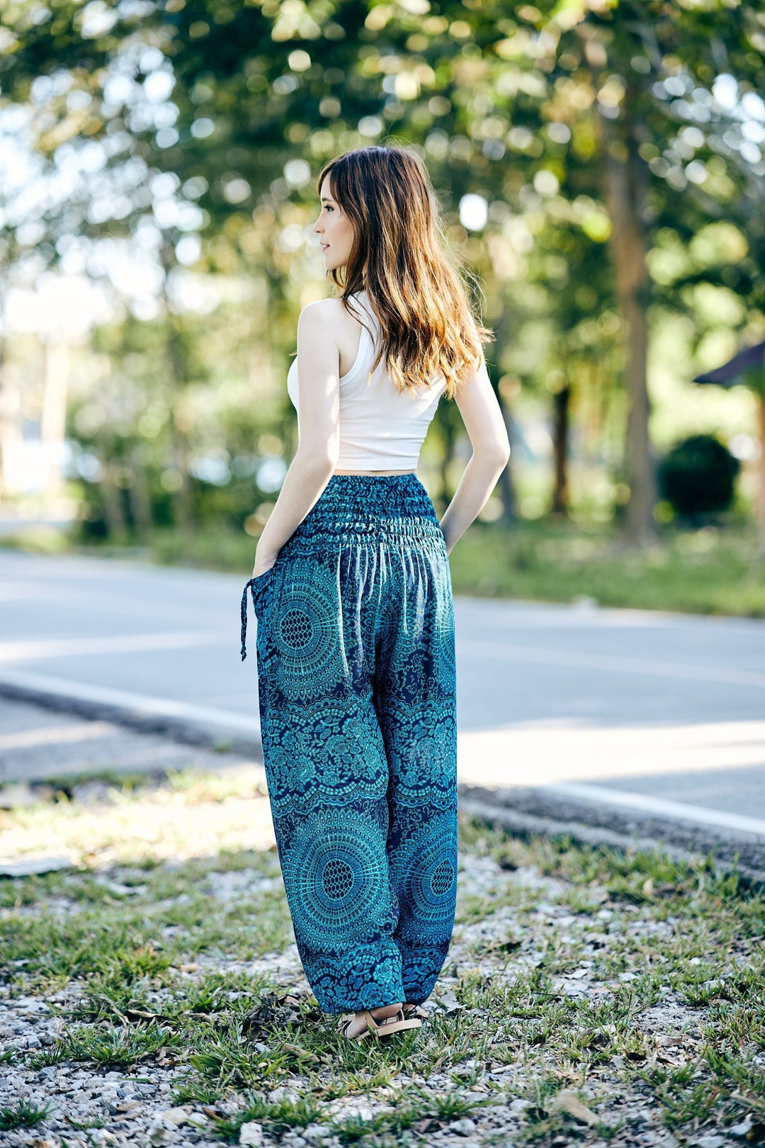 Flower Harem Pants - Lannaclothesdesign Shop