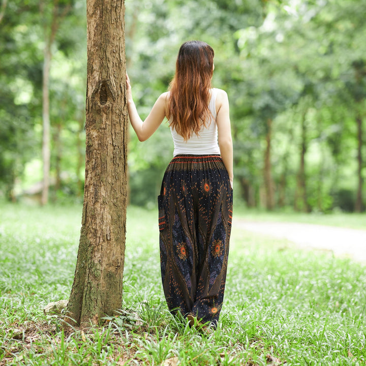 Flowy Drawstring Pants - Lannaclothesdesign Shop