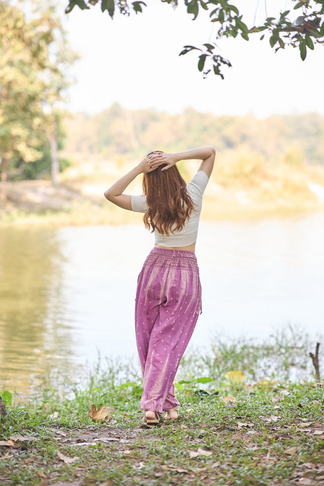 Peacock Harem Pants - Lannaclothesdesign Shop